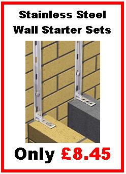 BPC wall starter kit in stainless steel 